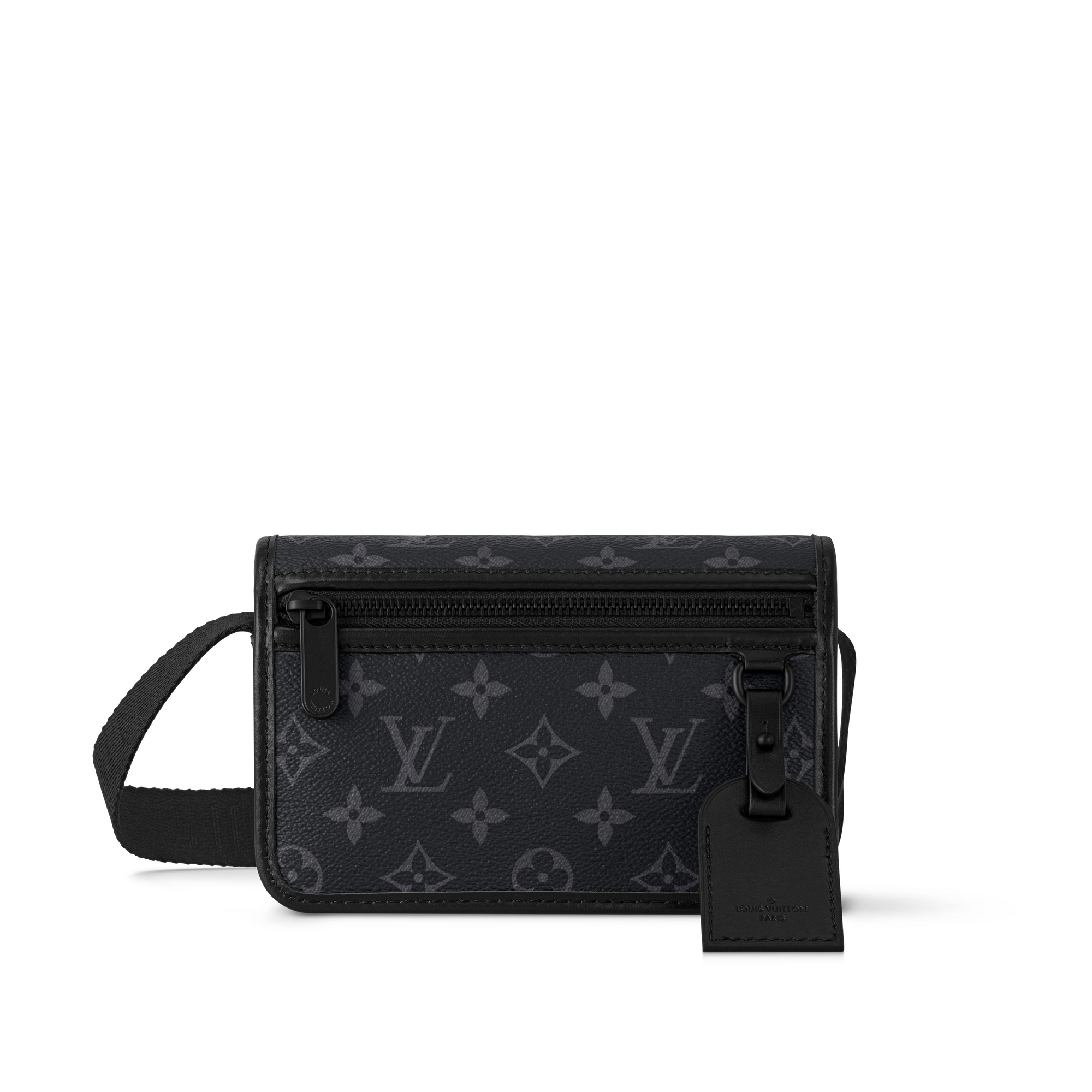 Black louis vuitton man bag sale